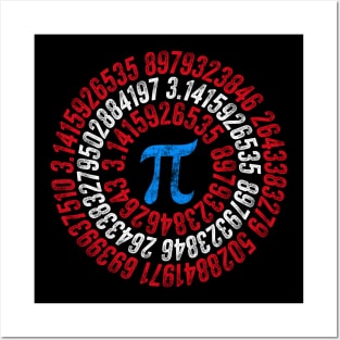 Captain Pi Math Superhero Funny Math Teacher Gift Posters and Art